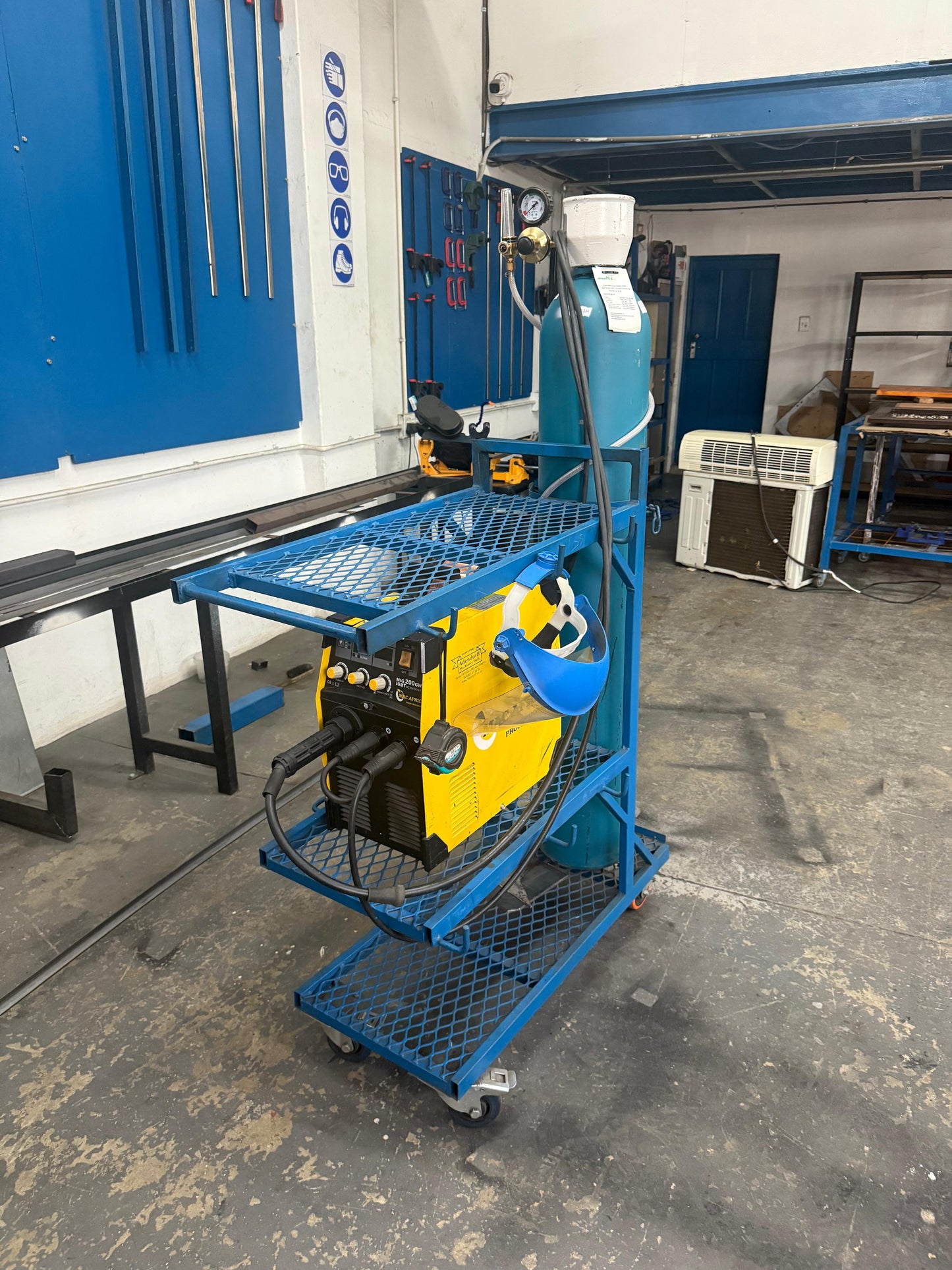 FORRGED Heavy-Duty 3-Tier Welding Trolley
